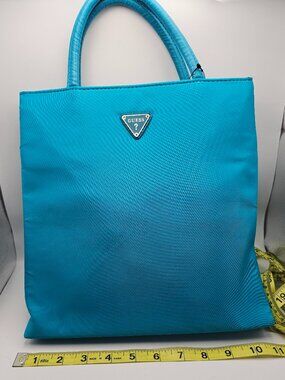 GUESS Harpo Turquoise Tote Bag – NWT (Flaws Noted)